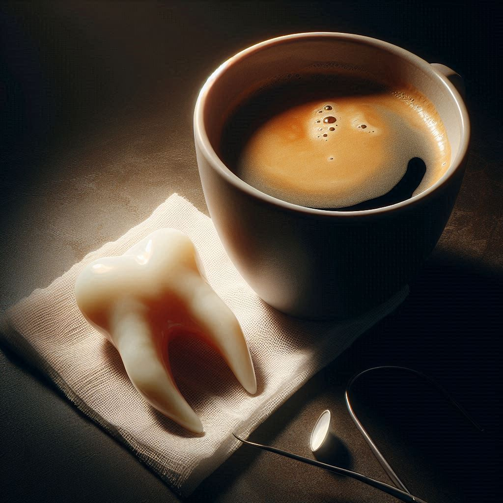 Can I drink coffee after tooth extraction?