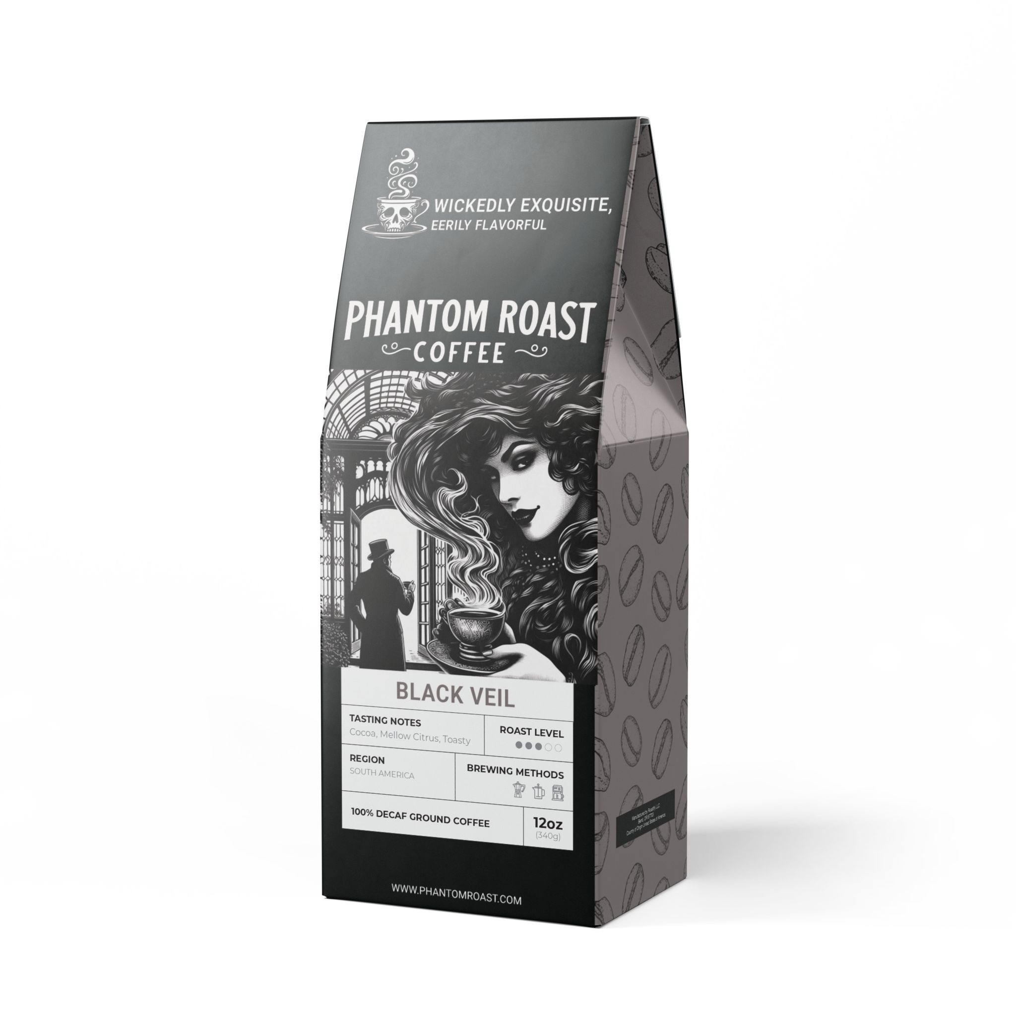 Black Veil Medium Roast Decaf Coffee