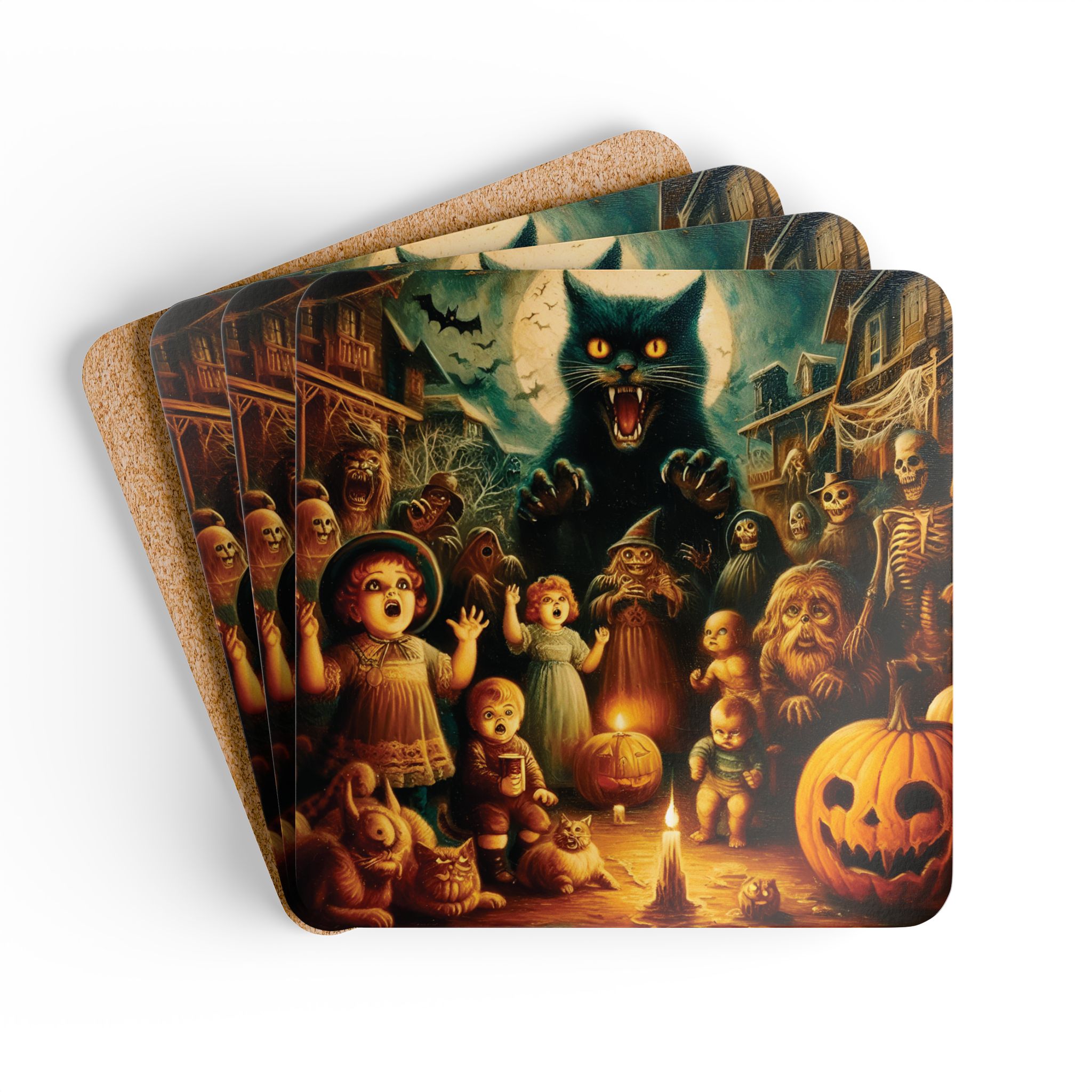 Fright Scene Coasters