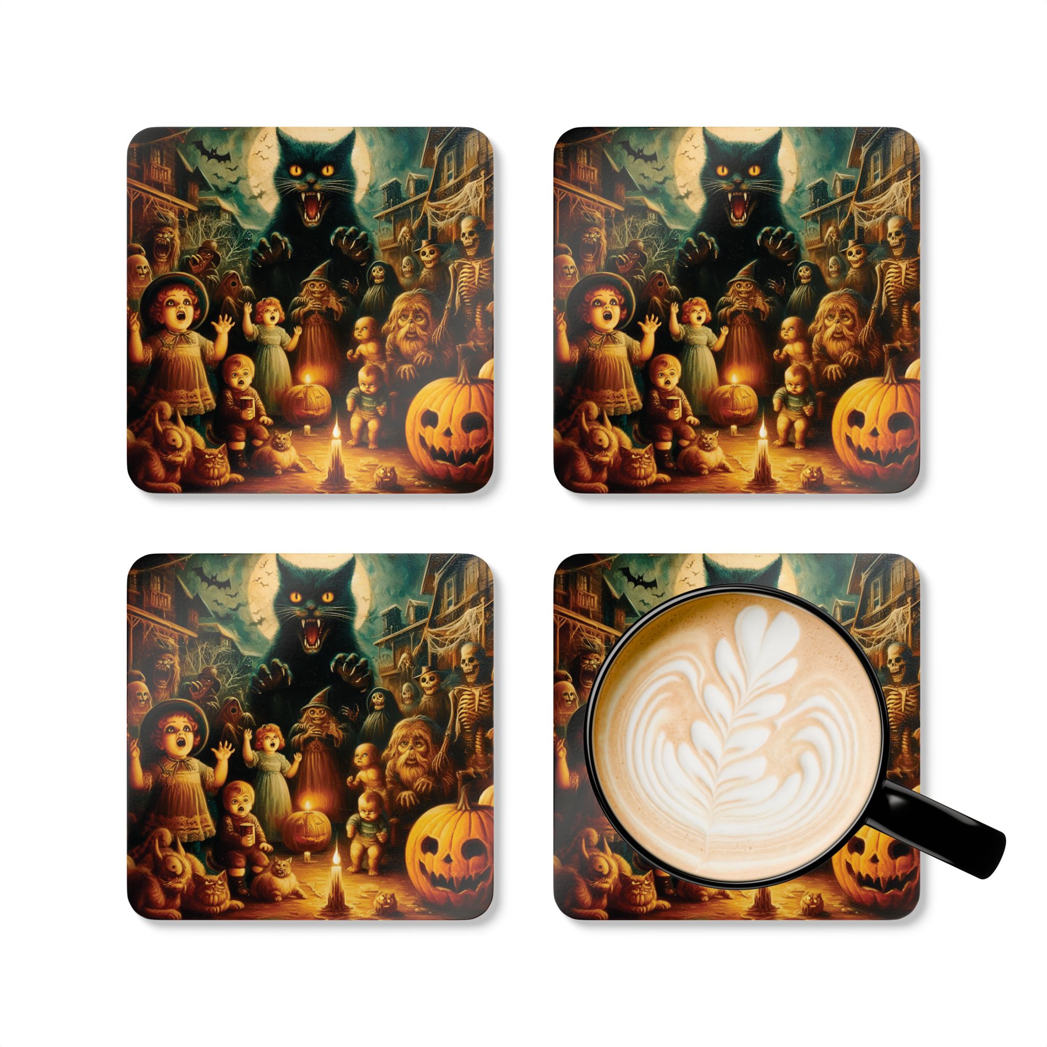 Fright Scene Coasters