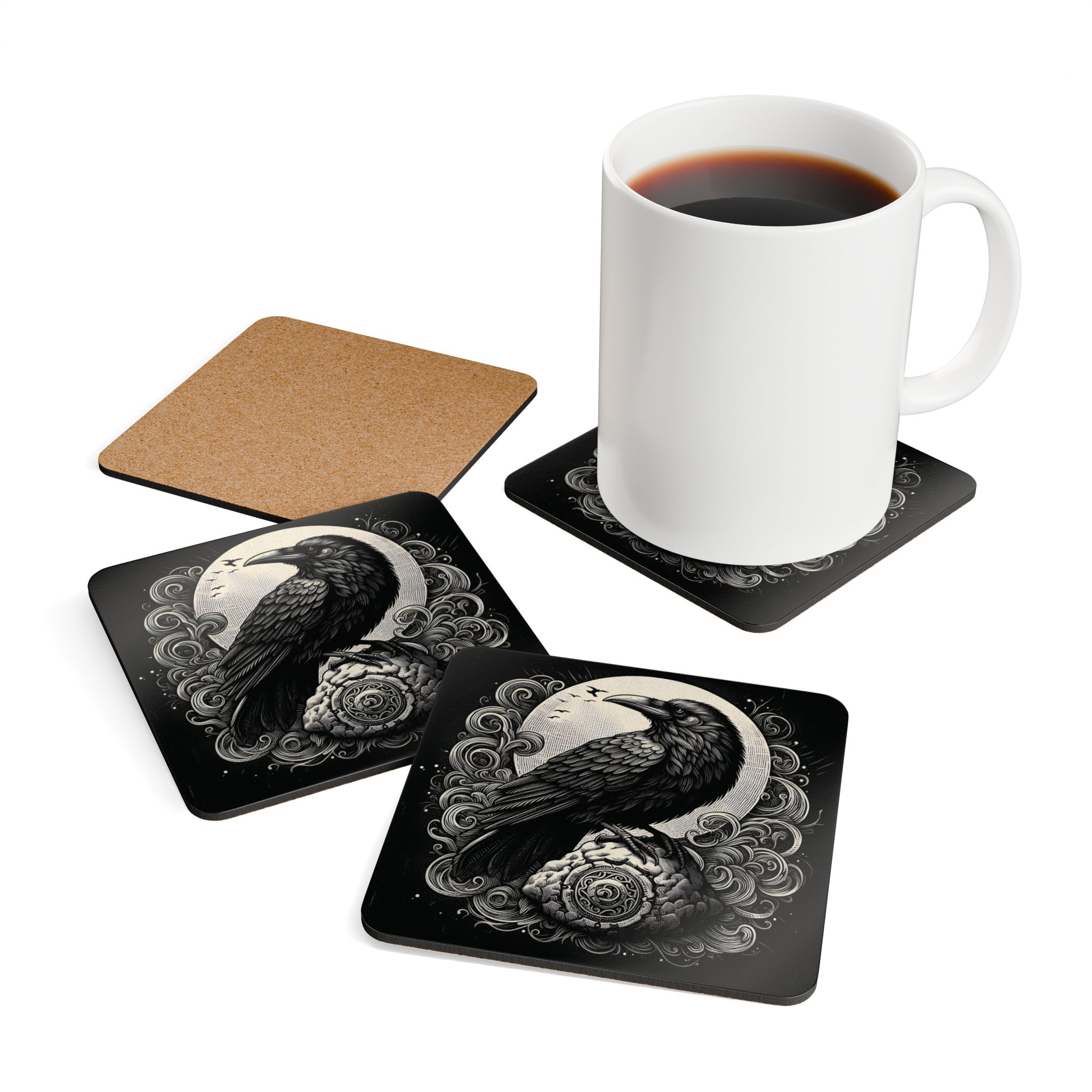 Raven's Death Watch Coasters