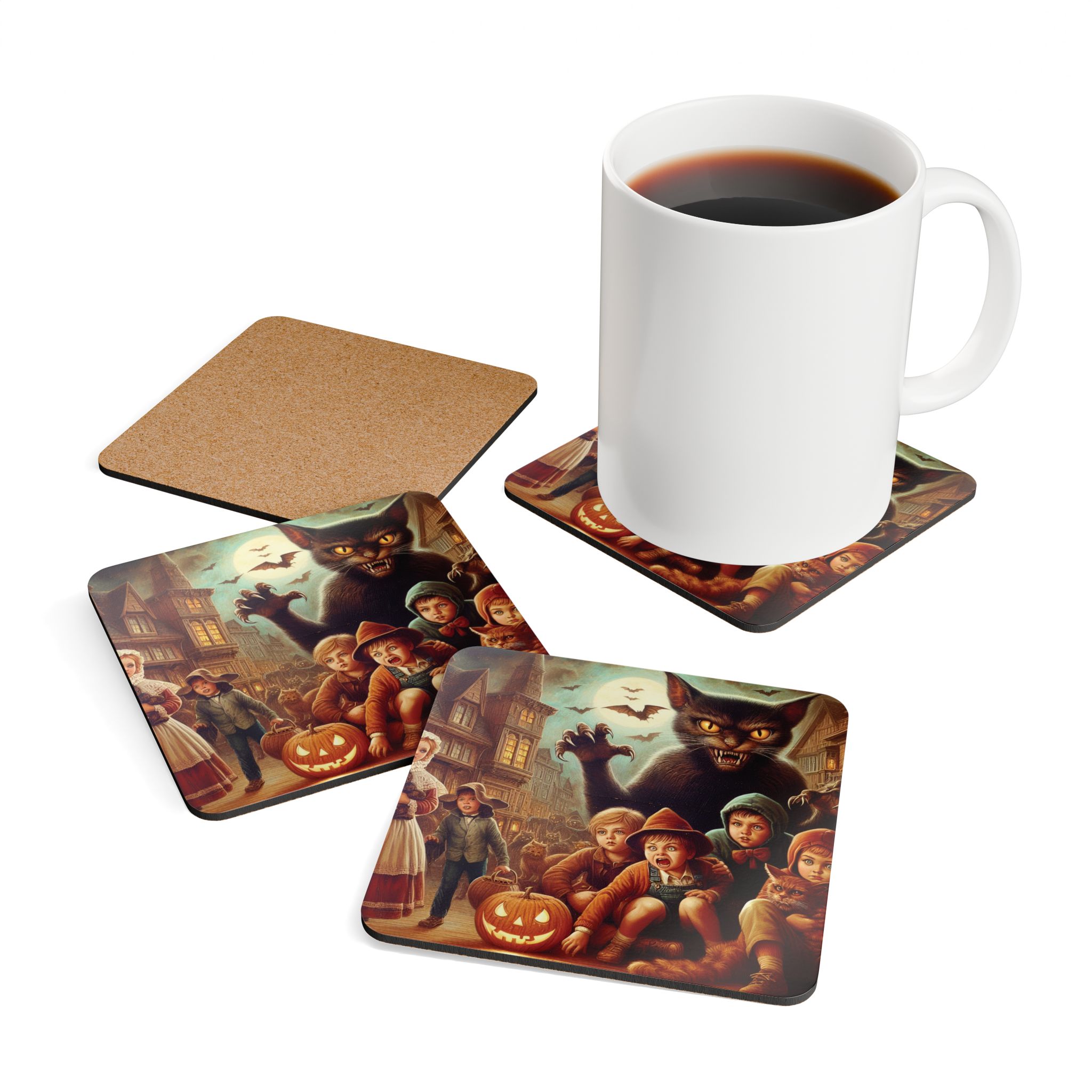 Scaredy Cat Coasters