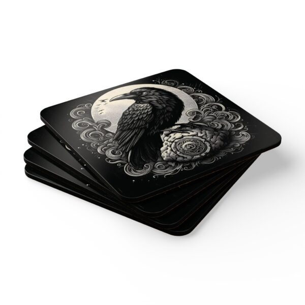 Raven's Death Watch Coaster Set